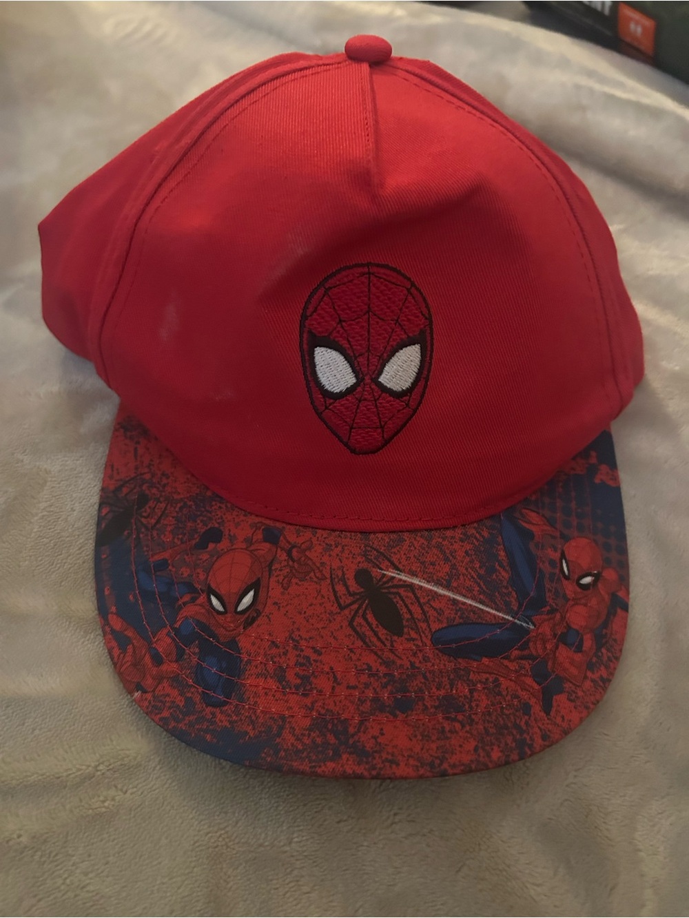 Red Spider-Man Kids Ball Cap